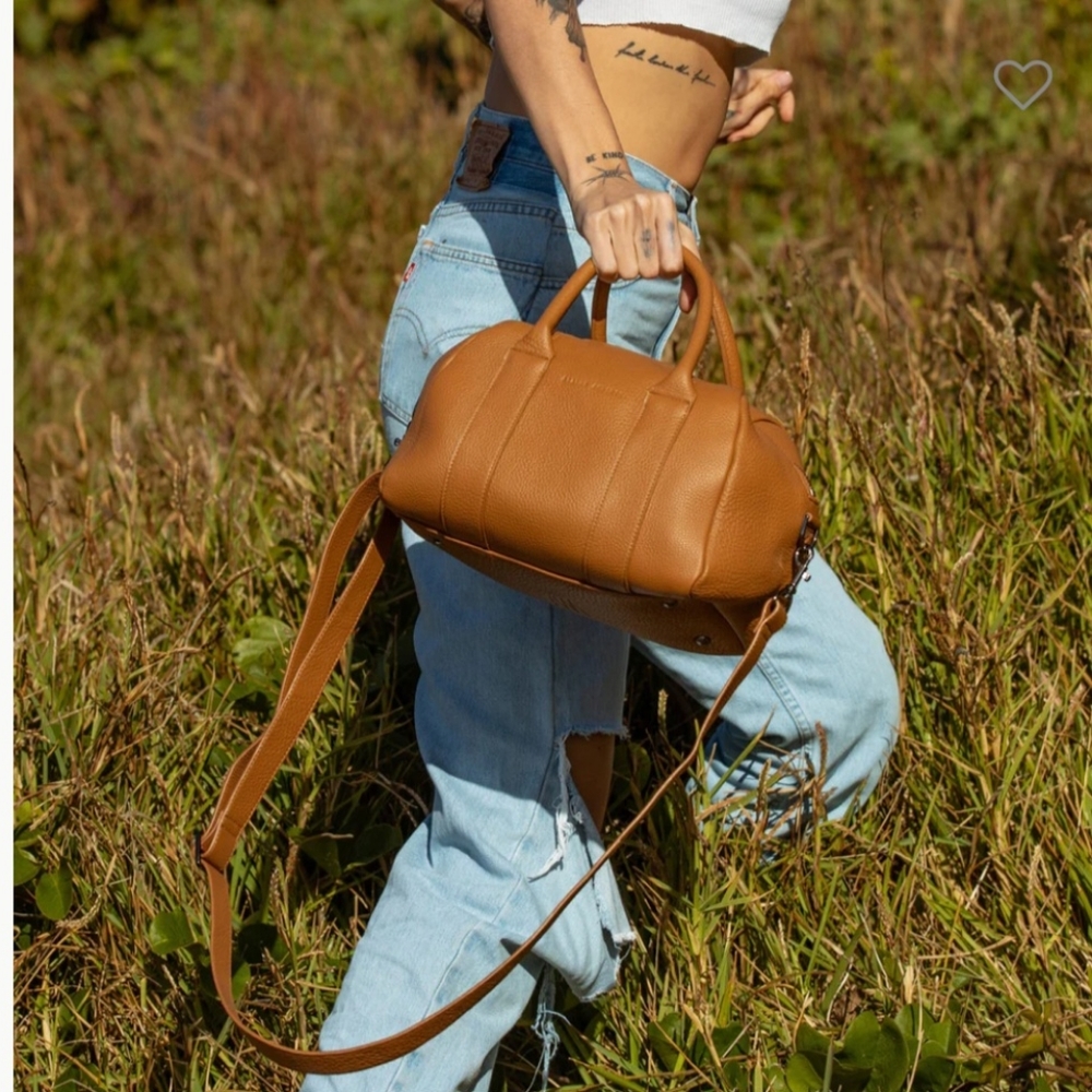 Status Anxiety Tan Leather Bag - Picture 5 of 8